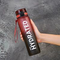 Butelka na wodę 1L, przenośna butelka sportowa, ładna butelka do picia – 1,0 l / N