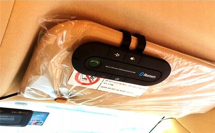 ZESTAW GŁOŚNOMÓWIĄCY BLUETOOTH SAMOCHODOWY TELEFON zdjęcie 10