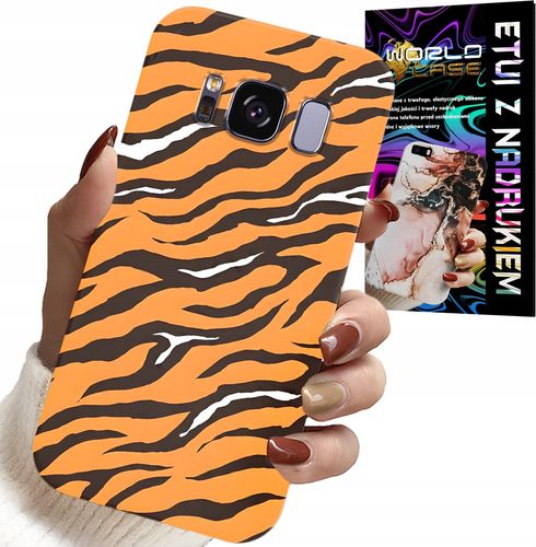 ETUI DO SAMSUNG GALAXY S8 - PLECKI W TYGRYSIE PASKI POKROWIEC +FOLIA na Arena.pl