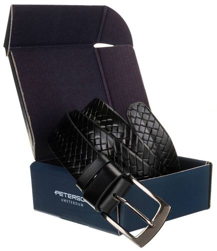 Pasek meski ze wzorem plecionki na Arena.pl