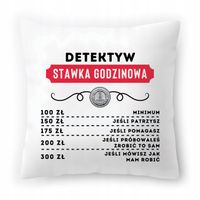 Dla Detektywa Poduszka Na Urodziny Na Prezent Z Nadrukiem Ze Zdjęciem