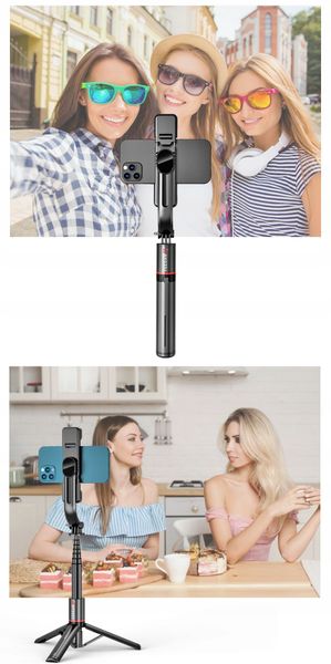 Feegar Kijek Do Selfie Stick Tripod Bluetooth Led zdjęcie 12