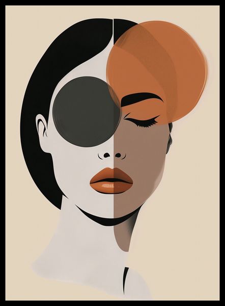 Plakat 40x55cm Dwie Strony Piękna zdjęcie 2
