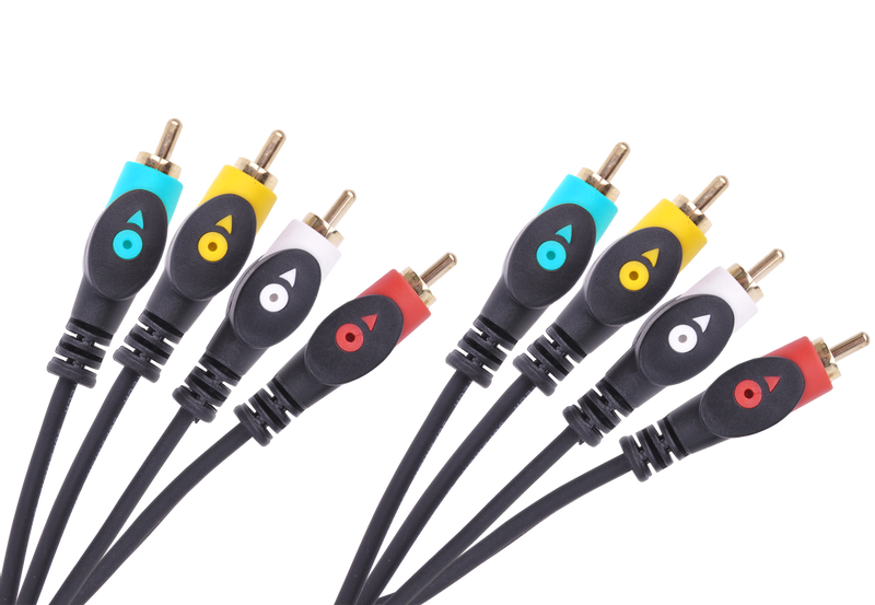 KPO3906-3 Kabel 4RCA-4RCA 3m Cabletech economic zdjęcie 1