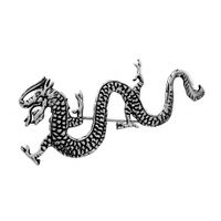 SREBRA BROSZKA SMOK SREBRO PRÓBY 925