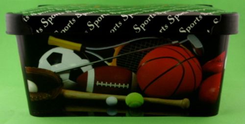 POJEMNIK NA ZABAWKI Z POKRYWKĄ PUDEŁKO KLOCKI 10 L na Arena.pl