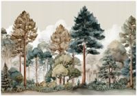 Fototapeta Na Flizelinie Dla Dzieci Las 400x280