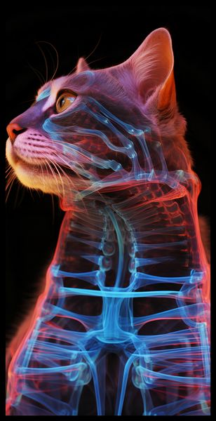 Plakat 50x100cm Anatomia Kota zdjęcie 2