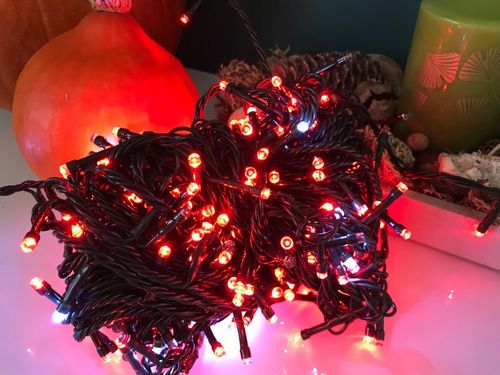 Lampki Choinkowe LED 100 Czerwone Flash IP44 Zewnętrzne Wewnętrzne na Arena.pl