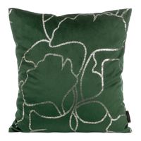 Poszewka dekoracyjna BLINK-35 45x45 ciemnozielono/jasnozłota