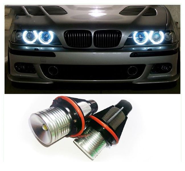 RINGI LED MARKER 10Wat BMW E39 E53 E60 E61 E65 E87 zdjęcie 7