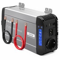 Qoltec przetwornica 12V/230V 1000W UPS