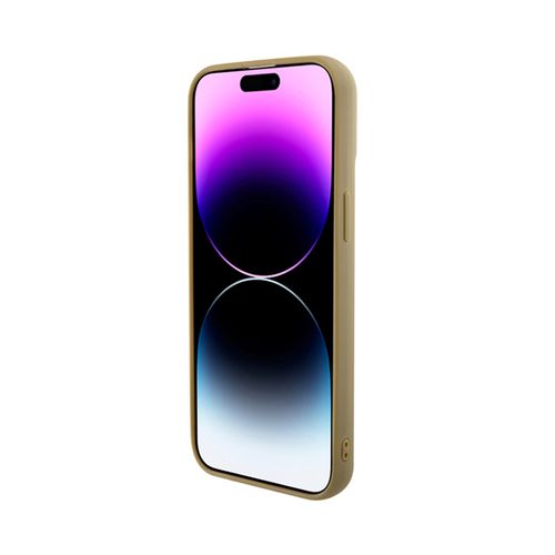 Guess Disco Metal Script - Etui iPhone 15 (złoty) na Arena.pl