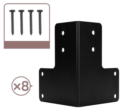 UŻYWANE Kątowniki stalowe Cskunxia 8 szt. wsporniki narożne do blatu tarasu na Arena.pl
