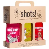 Zestaw 3 x żel pod prysznic SHOTS! Rożowy w ch! Siki Krwawa Czyściopak