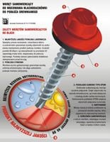 wkręt samowiertny 4.8*35mm ral 9010 - 5 sto - wsb 35 9010w