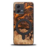 etui bewood unique do motorola g84 5g - orange z magsafe