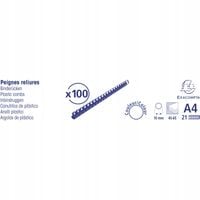 Exacompta Opis: Spirale do bindowania A4, 100 szt., czarne 75301E