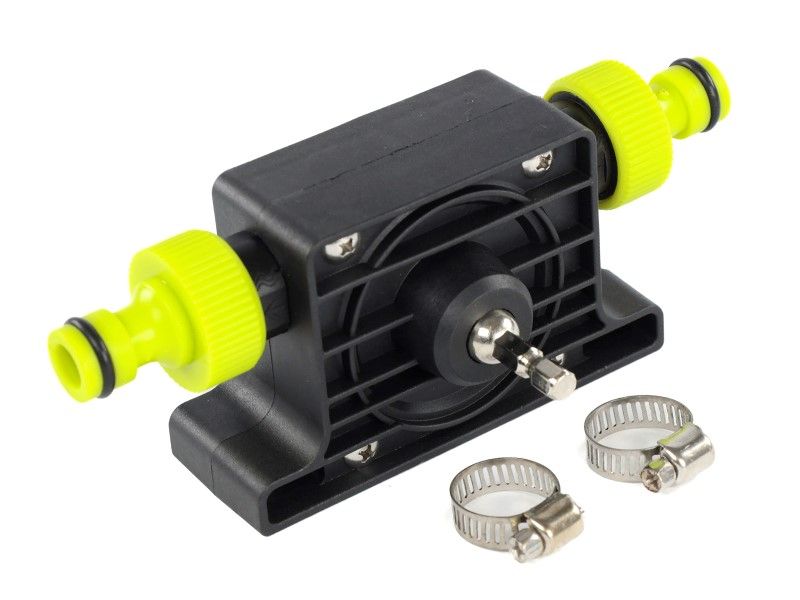 Pompka napędzana wiertarką, przyłącza 3/4" zdjęcie 1