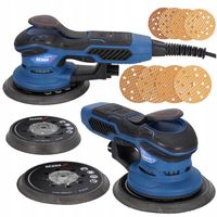 SZLIFIERKA MIMOŚRODOWA oscylacyjna DEDRA 150mm 125mm 4000-10000 obr