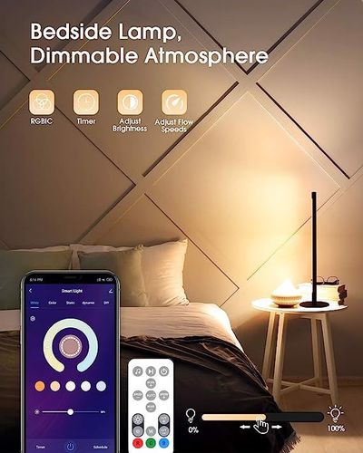 lampka podłogowa led rgb 2szt na Arena.pl