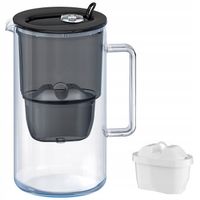 DZBANEK FILTRUJĄCY AQUAPHOR GLASS 2,5L SZKLANY CZARNY +1 FILTR