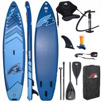 Deska pompowana SUP F2 Axxis 12'2" Navy Blue Combo Wiosło 2w1 Siedzisko
