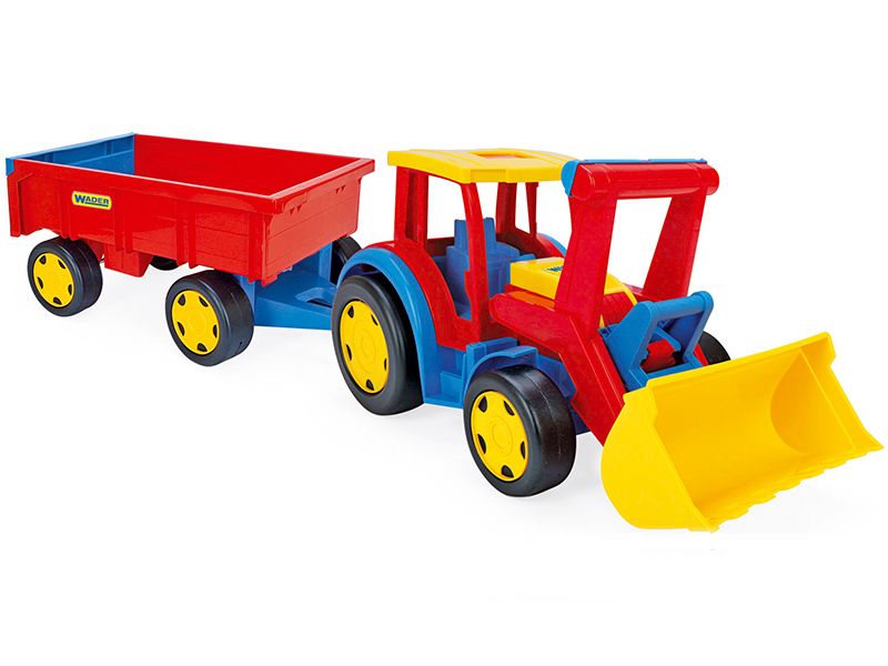 WADER 66300 GIGANT TRAKTOR SPYCHACZ + przyczepa zdjęcie 1