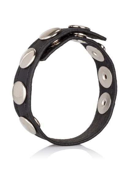 Leather Multi-Snap Ring Black zdjęcie 1