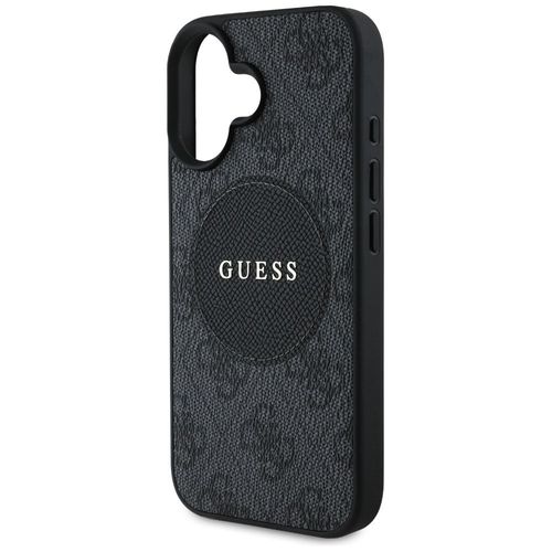Etui Guess 4G Circle Classic Logo MagSafe do iPhone 16 czarny na Arena.pl