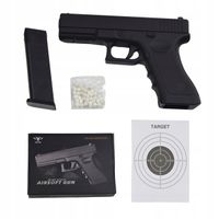 PISTOLET METALOWY GLOCK REPLIKA 1000 KULEK GRATIS