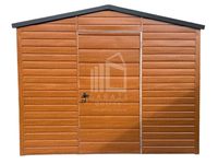 SCHOWEK - DOMEK OGRODOWY 3x3 m dwuspadowy drzwi jasny orzech ID531