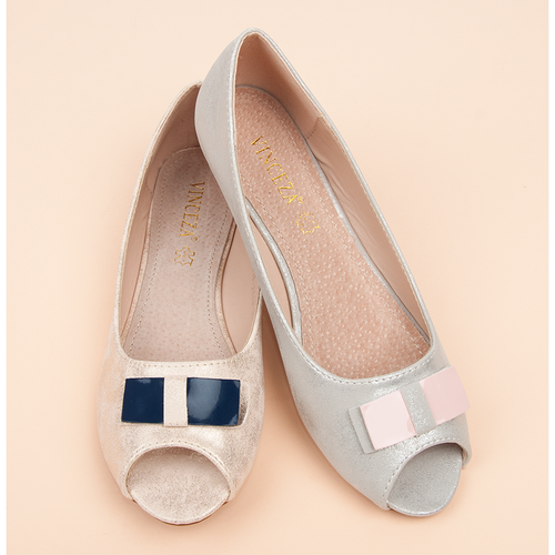 Baleriny open toe vinceza r.40 na Arena.pl