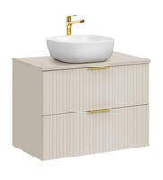 Szafka Wisząca + Umywalka Kaszmir Set-Adc B Cashmere 80cm Smile 40 ADI CMD