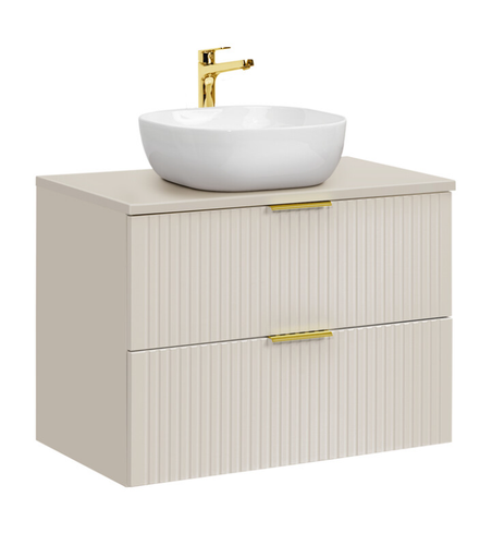 Szafka Wisząca + Umywalka Kaszmir Set-Adc B Cashmere 80cm Smile 40 ADI CMD na Arena.pl