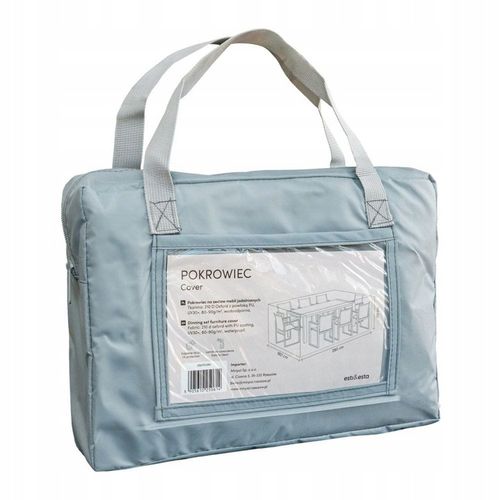 DUŻY POKROWIEC NA MEBLE OGRODOWE KAWOWE 280X180X100 CM ETUI NA ZESTAW na Arena.pl