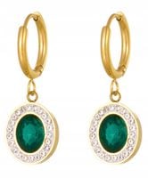 Pozłacane Kolczyki Złote Ze Stali Chirurgicznej