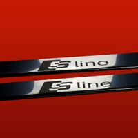 Listwa progowa AUDI A3 8L SLINE Stal nierdzewna 304 połysk 2szt