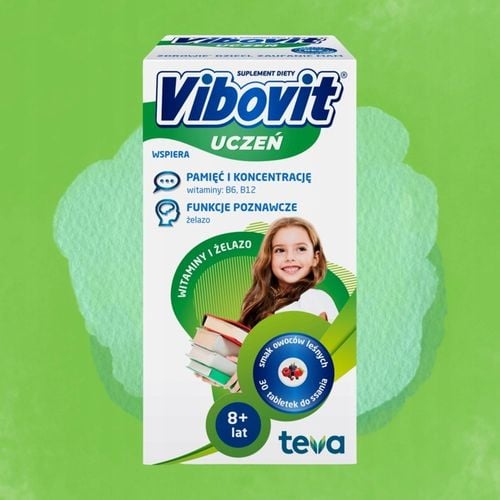 VIBOVIT UCZEŃ Witaminy + Żelazo 30 tabl. na Arena.pl