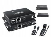 Przedłużacz Konwerter Rozgałęźnik Extender Hdmi Kvm Usb Rj45 60M