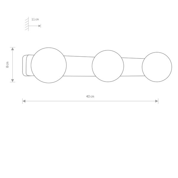Kinkiet BRAZOS zdjęcie 1