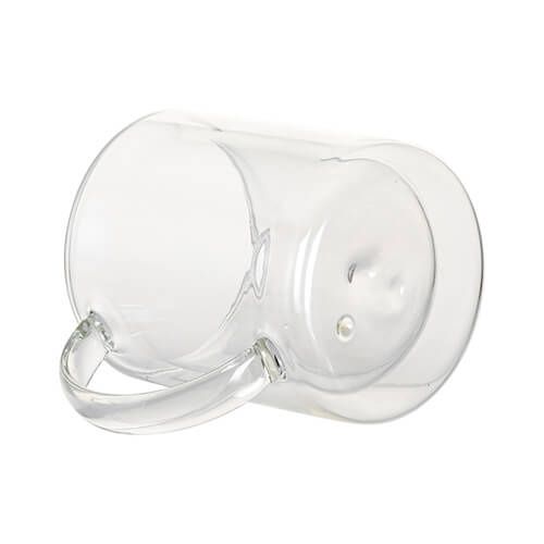 Kubek szklany 330 ml z podwójnymi ściankami do sublimacji na Arena.pl