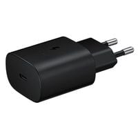 szybka ładowarka sieciowa samsung usb-c 25w - czarna