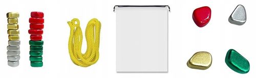 Magnetyczna gra edukacyjna - Kolorowe Kamienie Magnetyczne gra planszowa na Arena.pl