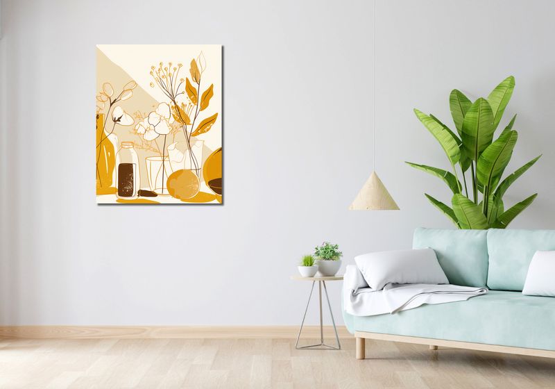Obraz 70x90cm Słoneczny Odcień zdjęcie 2