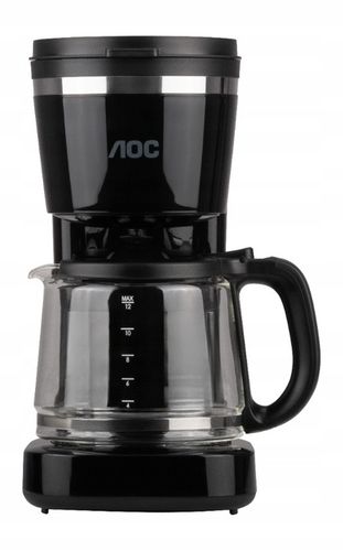 Ekspres przelewowy AOC HCM-082 1,5L 1000W 12 kaw automatyczne na Arena.pl