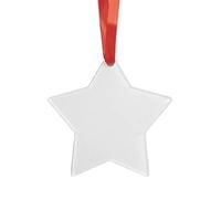 Zawieszka z akrylu 2 mm do sublimacji - gwiazda