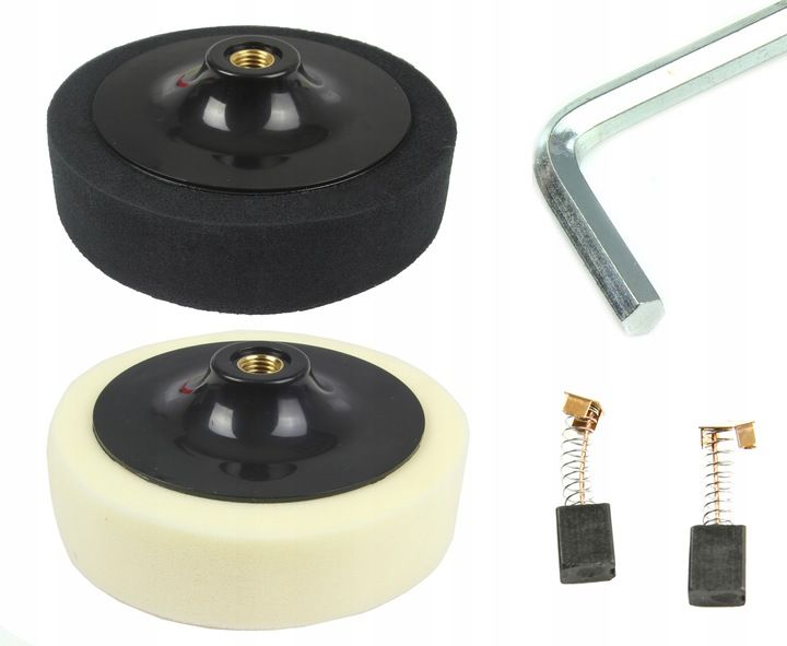 POLERKA SAMOCHODOWA SZLIFIERKA Z REGULACJĄ OBROTÓW + ZESTAW GĄBEK zdjęcie 4