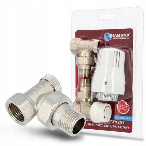 Zestaw termostatyczny kątowy Diamond ART.412.ZEST.TERM.KĄT na Arena.pl