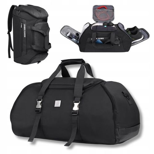 Torba sportowa podróżna męska Plecak 2w1 Treningowa wodoodporna James Hawk na Arena.pl